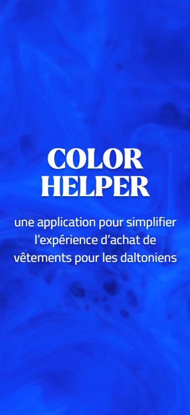 Screenshot de mon site Color Helper