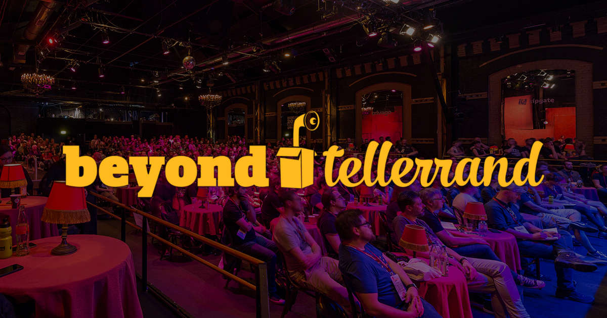 Logo de Beyond Tellerand sur une photo de l'évènement